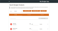 Desktop Screenshot of mybudgetapp.com